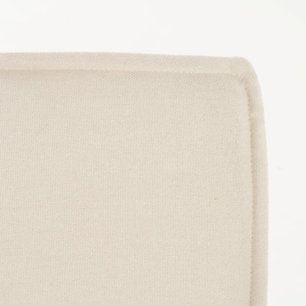 Ivory Fabric Reclining Chair Ottoman K244