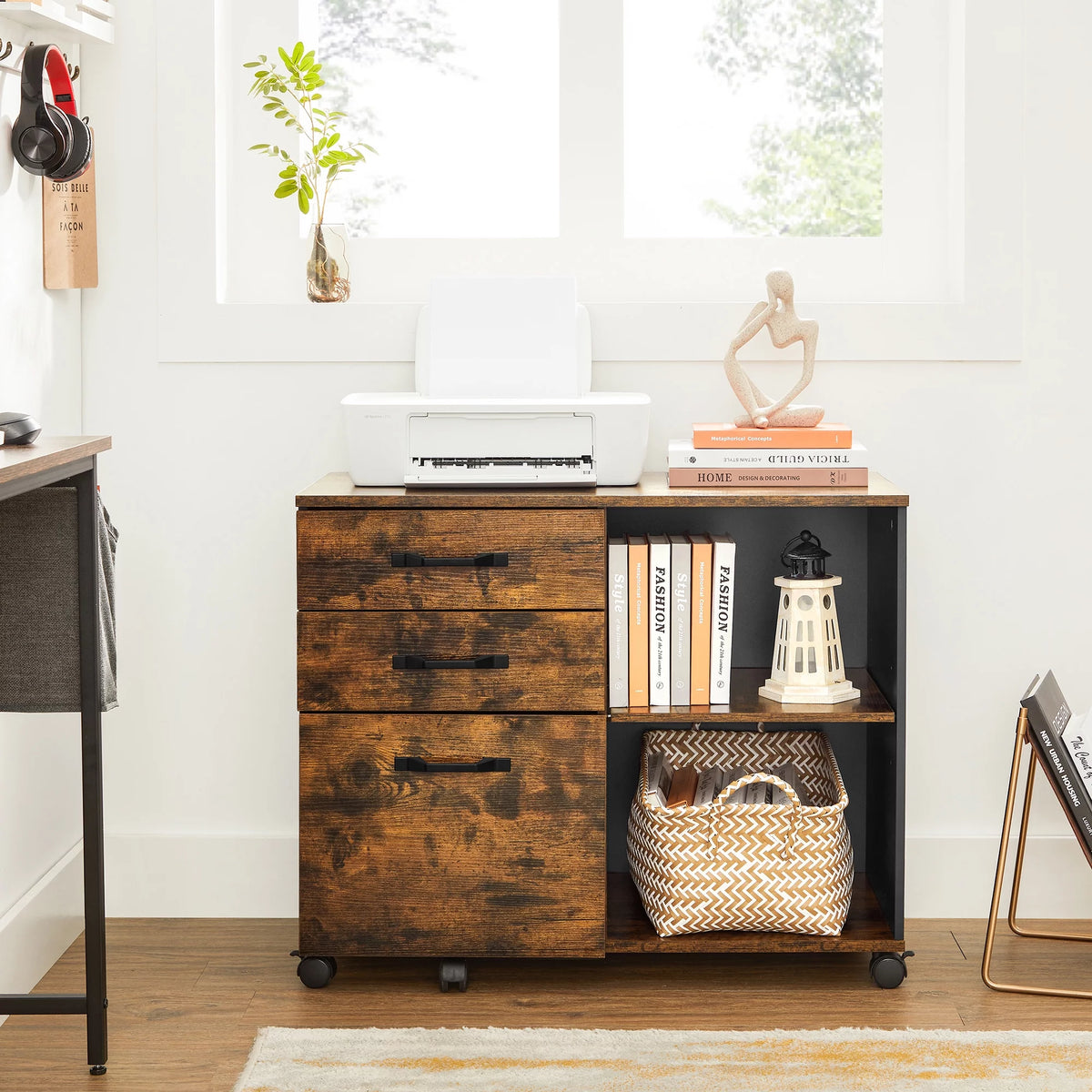 3 Drawer Rolling File Cabinet H69288