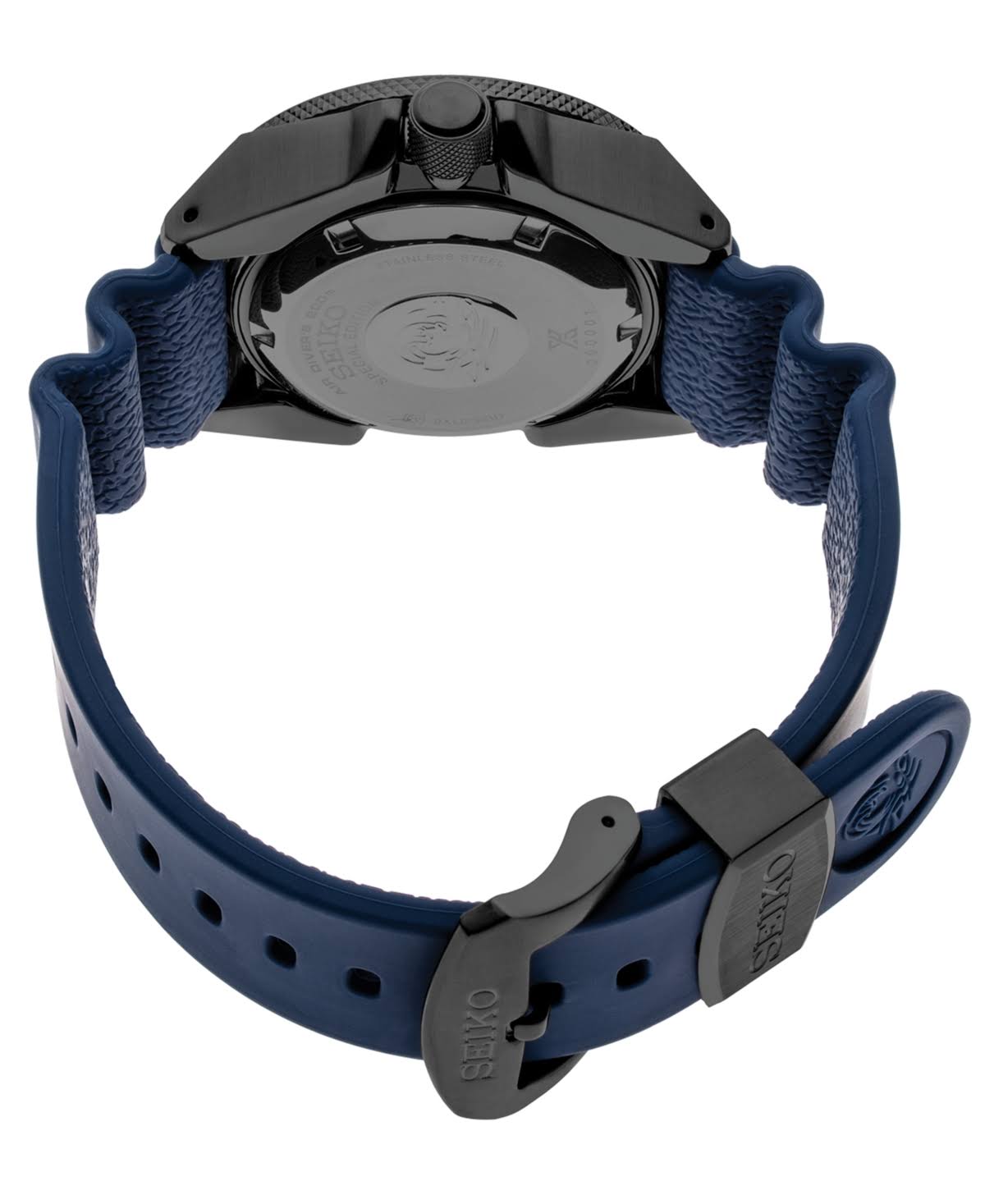 Blue Silicone Automatic Divers Watch U175398
