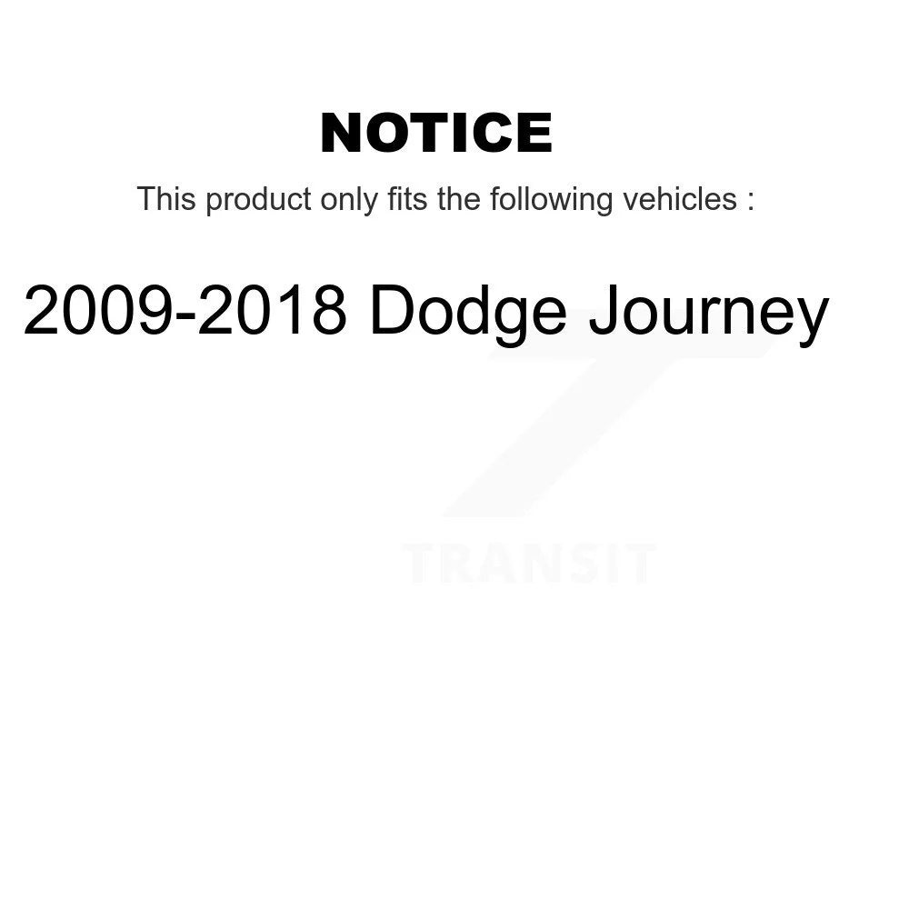 Front Strut And TQ Link Kit For 2009-2018 Dodge Journey M784039