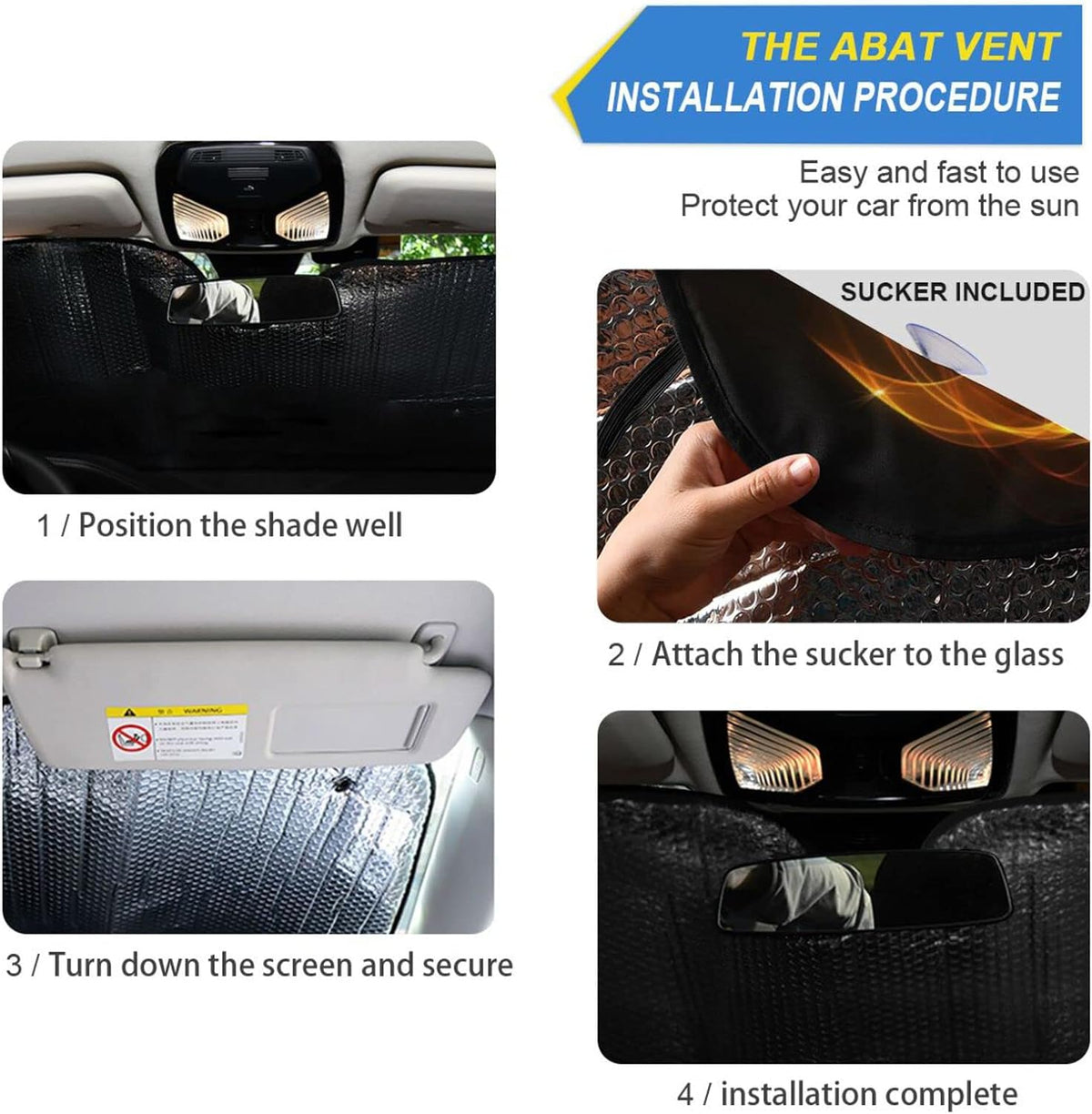 Electric Guitar Fire and Flames Car Windshield Sun Shade, Foldable Visor Protector, 55×27.6in E692405