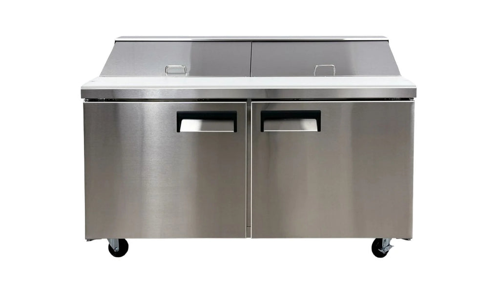 60 in. Commercial Two Door Sandwich Prep Table Refrigerator, 15 Cu. ft. X540