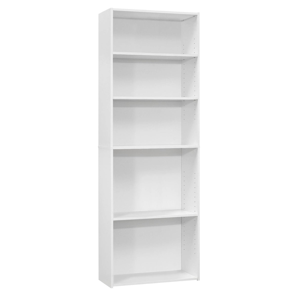 White 5 Shelves Bookcase E90950