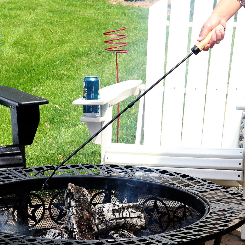 32-Inch Steel Fire Pit Poker Stick C67433