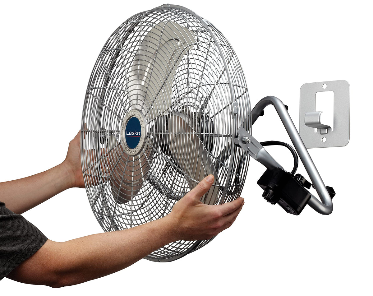 20" Silver High Velocity Wall Mount Fan W8728