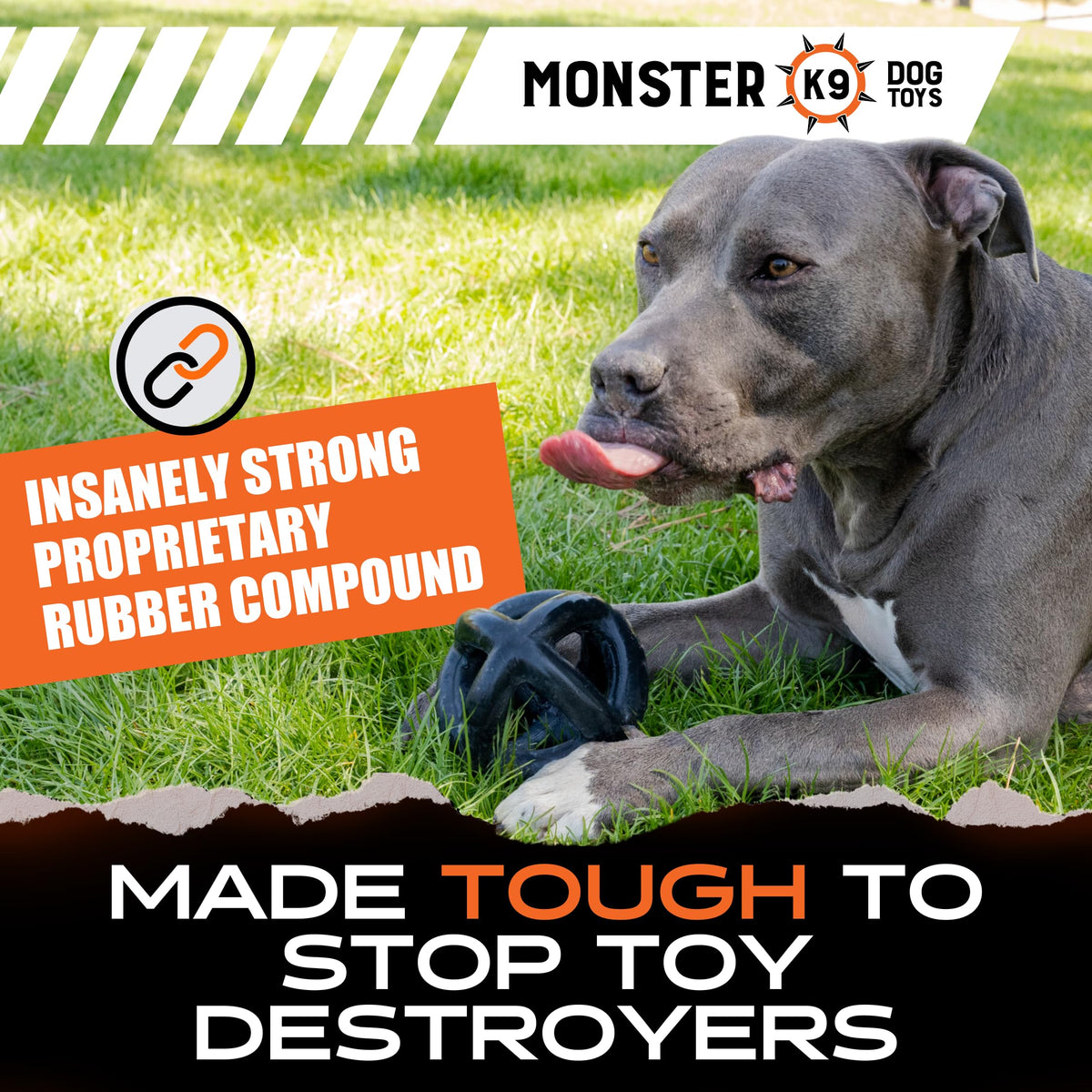 Natural Rubber Dog Toy 5.5 in E17488