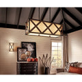 3 Light Linear Chandelier Anvil Iron K898897