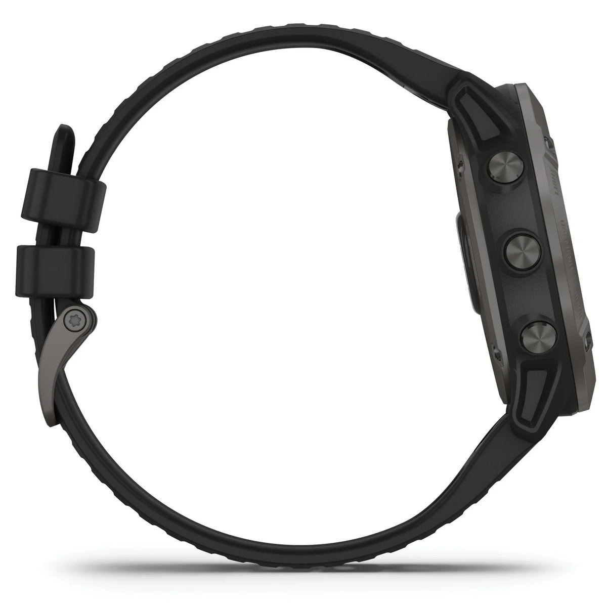Carbon Gray DLC Sapphire Watch with Black Band K7577