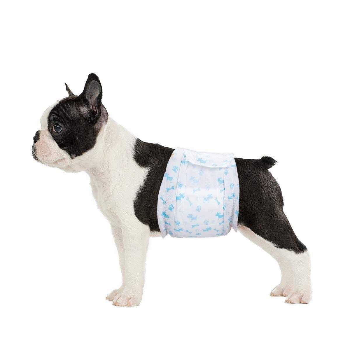 Absorbent Male Dog Wraps Belly Bands with Leak Protection E7626