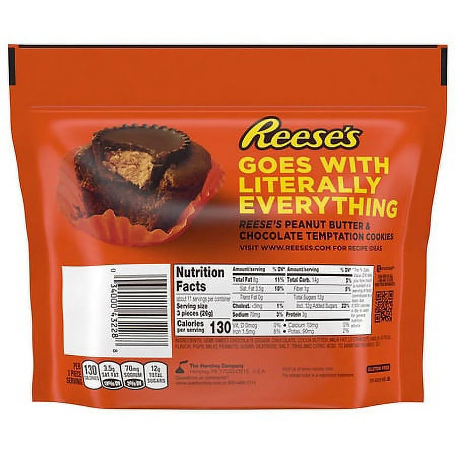Dark Chocolate Peanut Butter Cups Candy 10.2oz Pack of 2 X1718