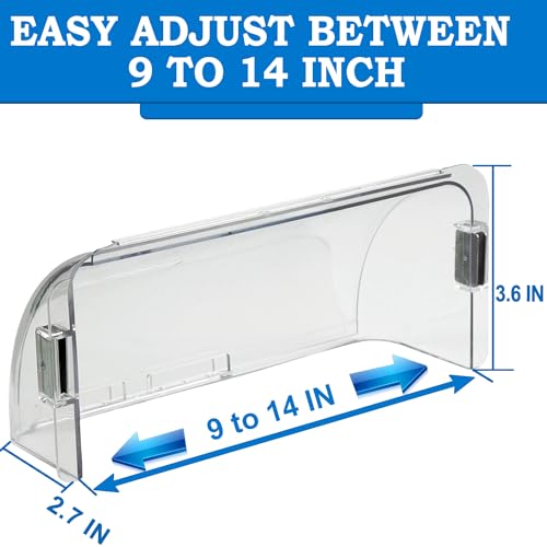 2 Pack Clear Adjustable Magnetic Vent Deflector Q580972