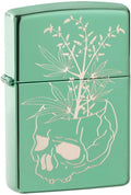 High Polish Green Pocket Lighter S414