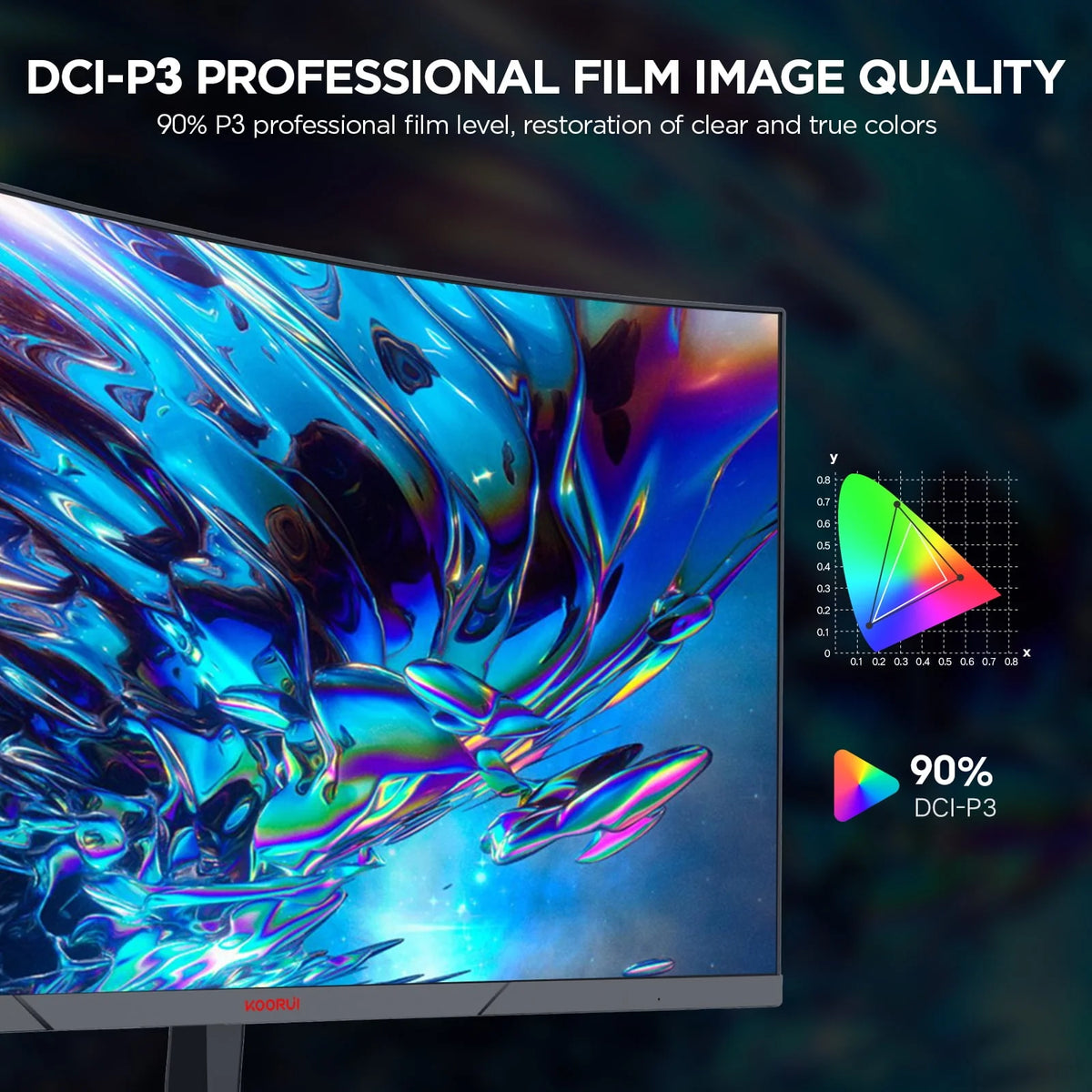 24 inch FHD 1080P VA Gaming Monitor, 165Hz, 1ms Z148564
