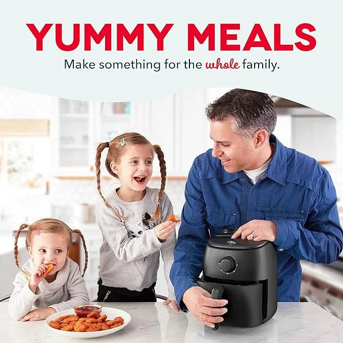 2.6 Qt. Black Electric Air Fryer Oven L65537