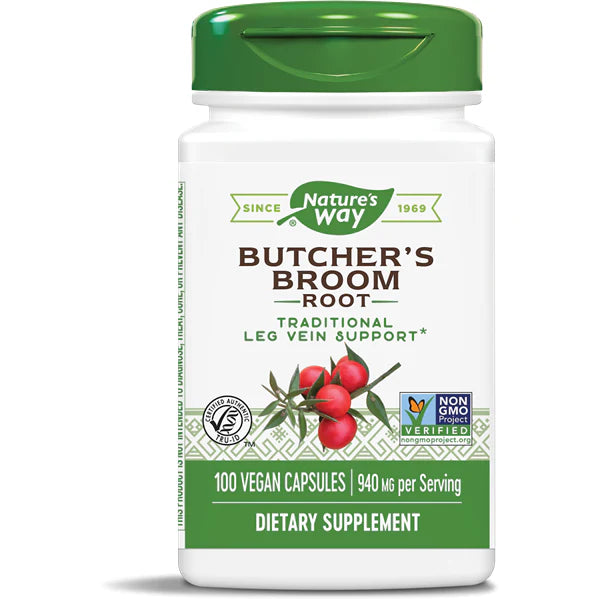 Butchers Broom Root 100 Capsules F362701
