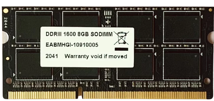 16GB DDR3 1600MHz Laptop SODIMM RAM Q7426