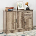 Natural Foundstone Buffet Storage Cabinet Console Table O204012
