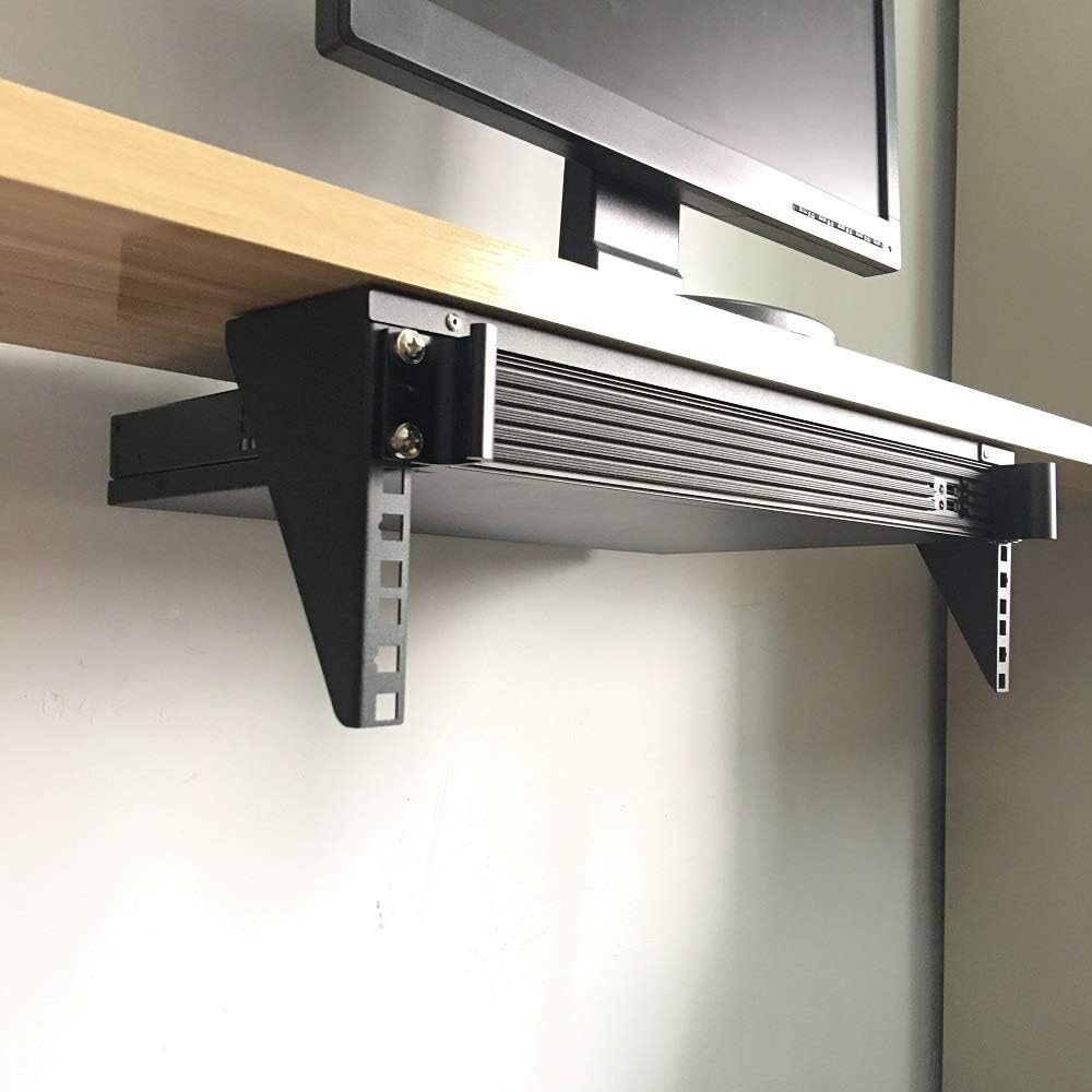 2U Light-Loading Foldable 19 Inches Cold Rolled Steel Vertical Wall Mount Rack M765