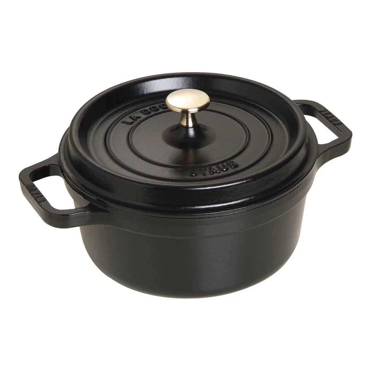 2.75 Qt. Cast Iron Round Dutch Oven in Black F841