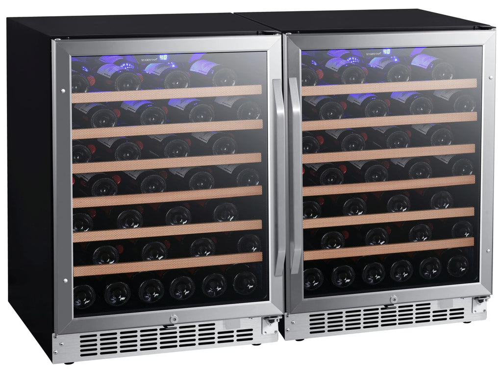 48" Wide 106 Bottle Built-In Side-By-Side Wine Cooler W269222