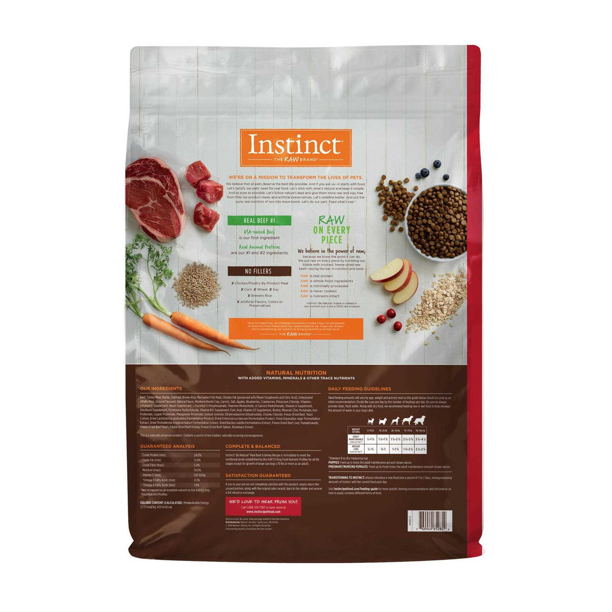 Beef & Barley Recipe Dry Dog Food Z121