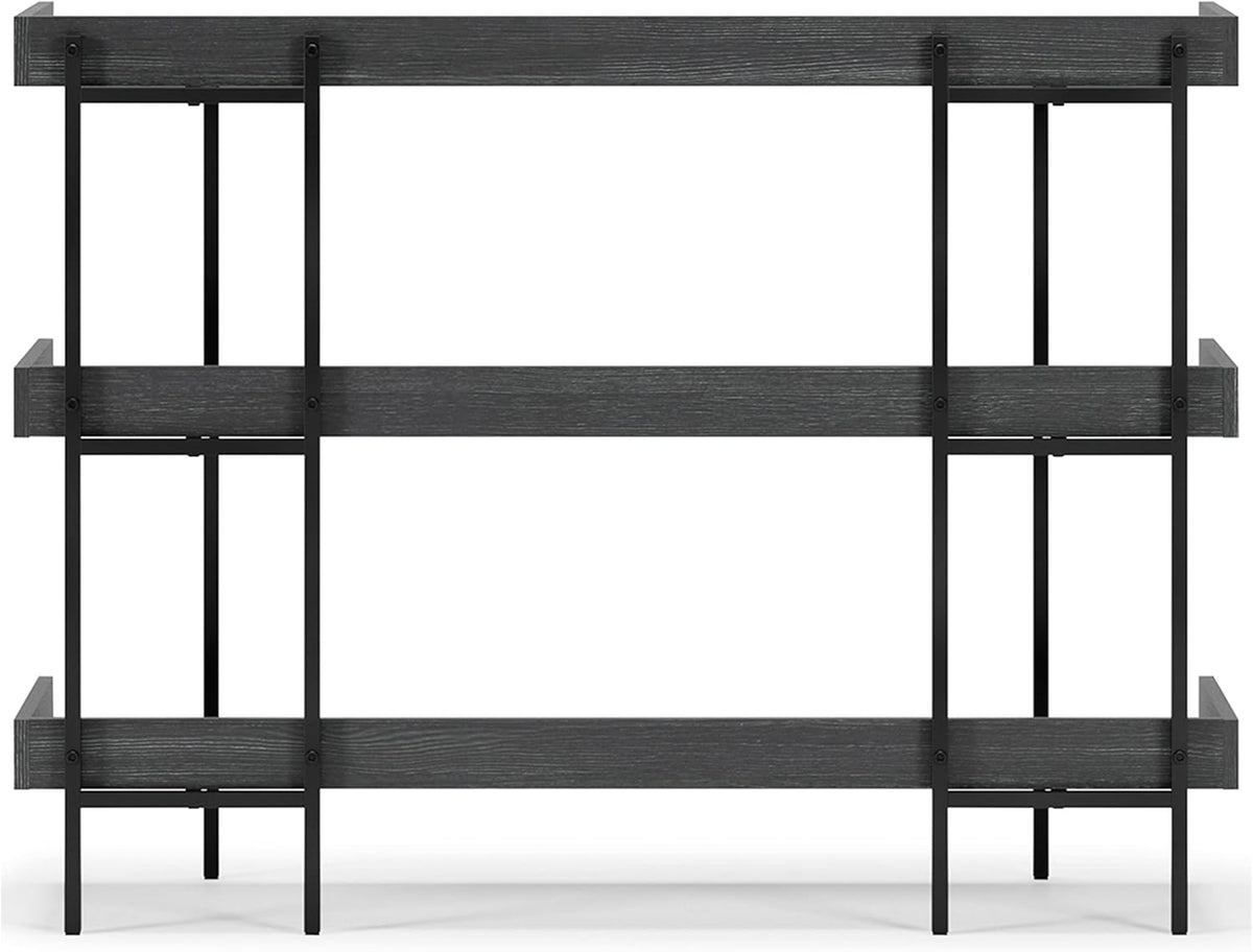 Black 3-Tier Bookcase A611