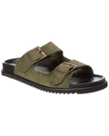 Green Suede Sandal G370