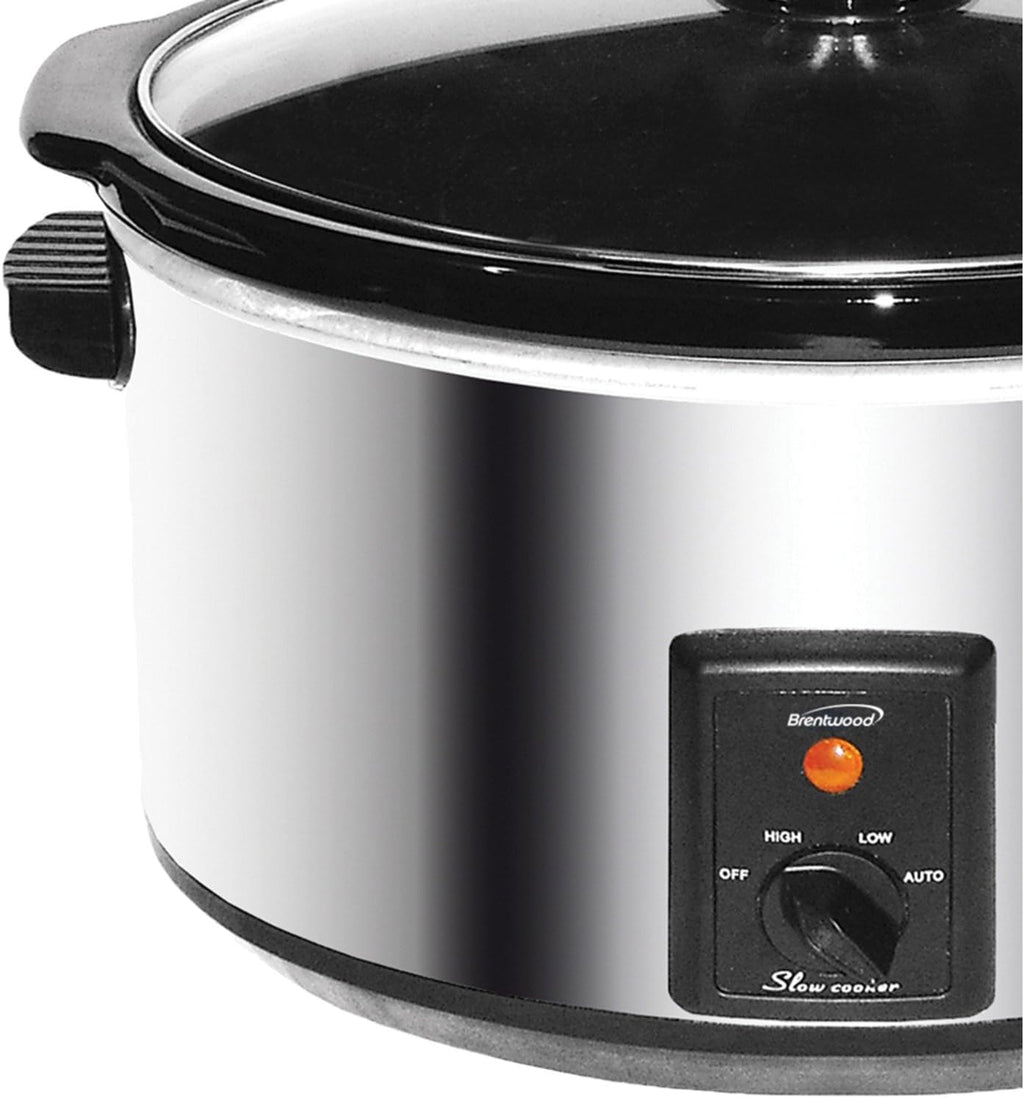 8 Quart Stainless Steel Slow Cooker X6844