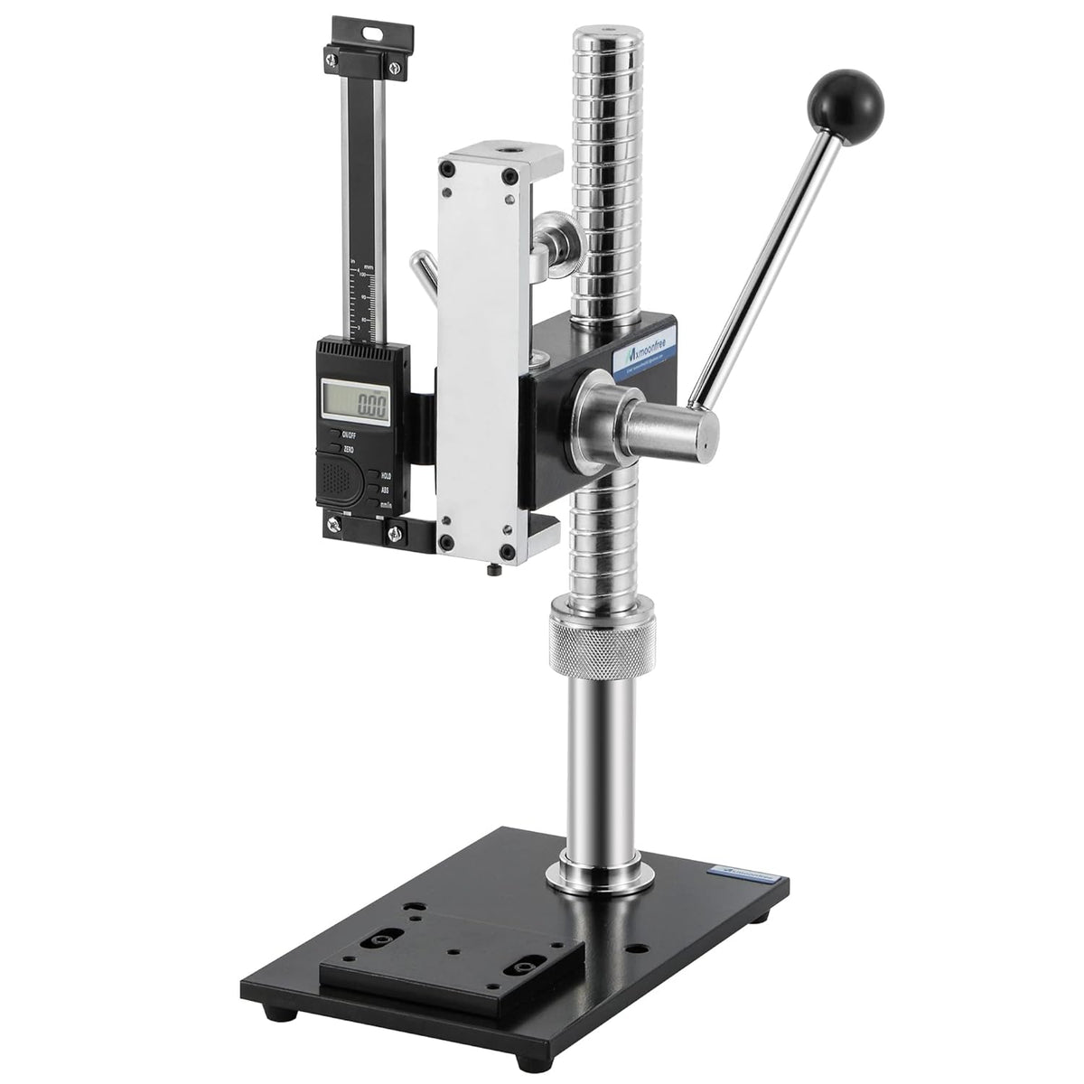 Force Gauge Stand Push Pull Test Stand Lever-Operated Manual Test Stand Stroke 70mm/2.8 with Digital Scale and Clamp x1 M8235