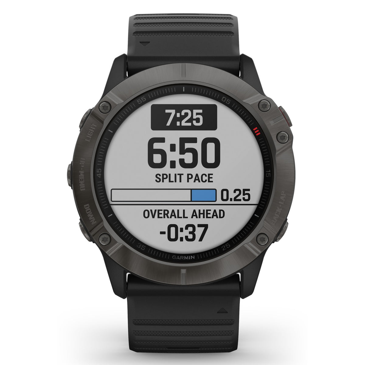 Carbon Gray DLC Sapphire Watch with Black Band K7577