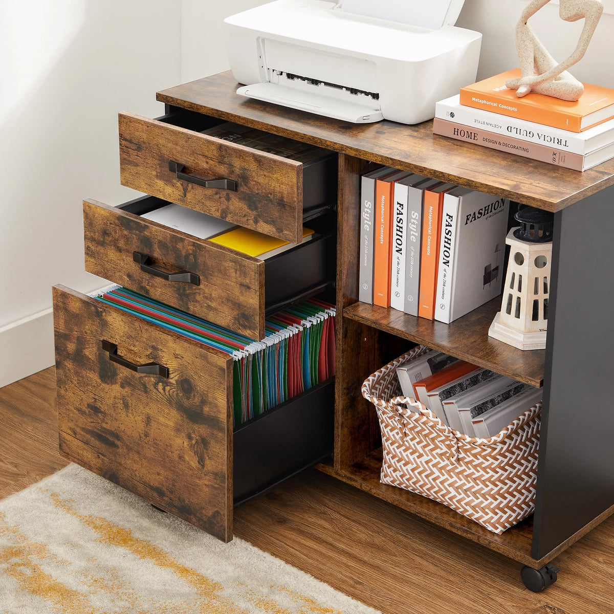 3 Drawer Rolling File Cabinet H69288