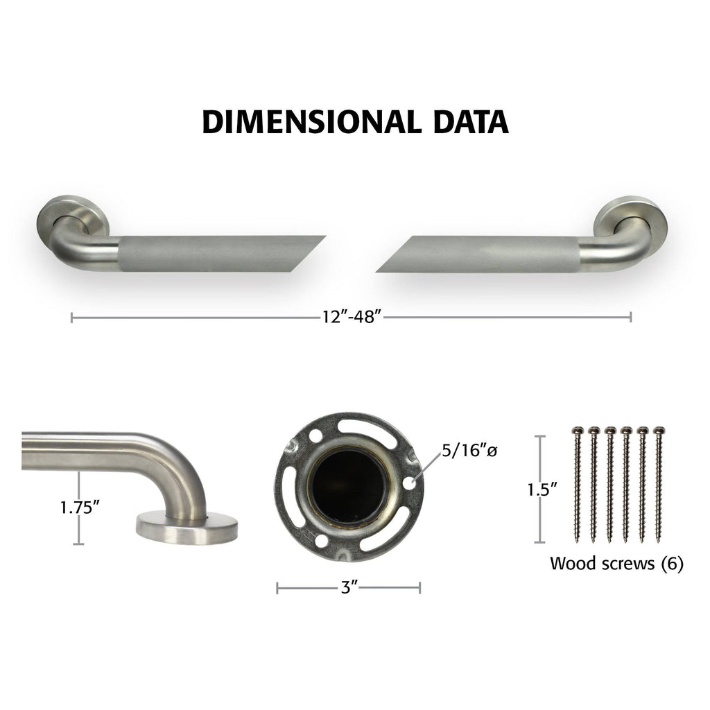 Stainless Steel Safety Grip Handlebar K540910