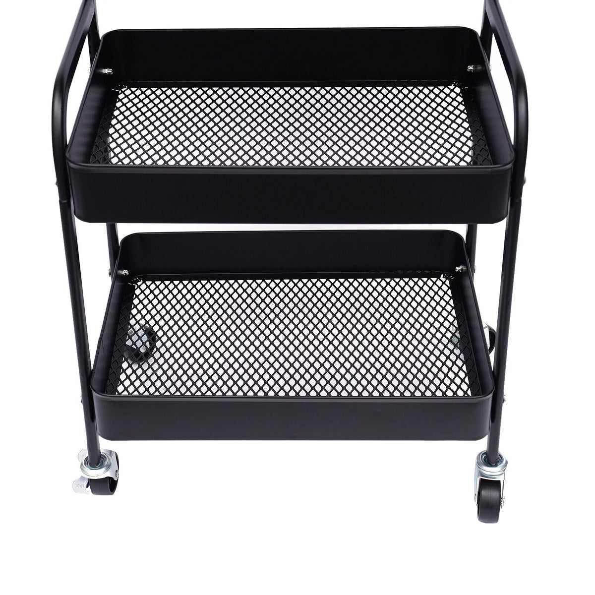 3 Tier Mobile Laptop Printer Cart Rolling Computer Stand Q56405