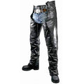 Black Leather Chaps H736