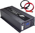 2500w 12v Pure Sine Wave Power Inverter DC to AC 110v 120v with Dual US Outlet, Hardwire Terminal, LCD Display C71544