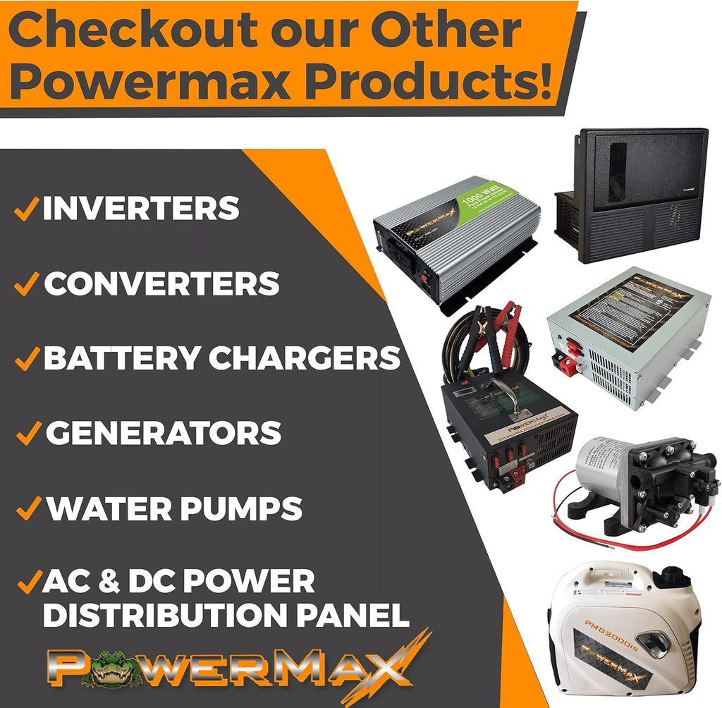 24 Volt 50 Amp Converter Charger with 3 Stage Automatic Smart Battery Charger T390