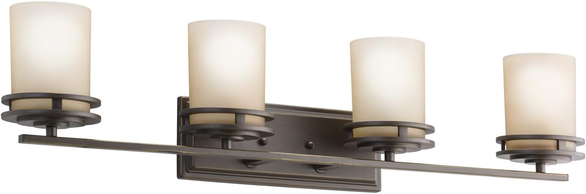 4 Light Brushed Nickel Vanity Light U694