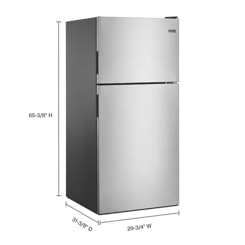 18 cu. ft. Top Freezer Refrigerator Stainless Steel S7053