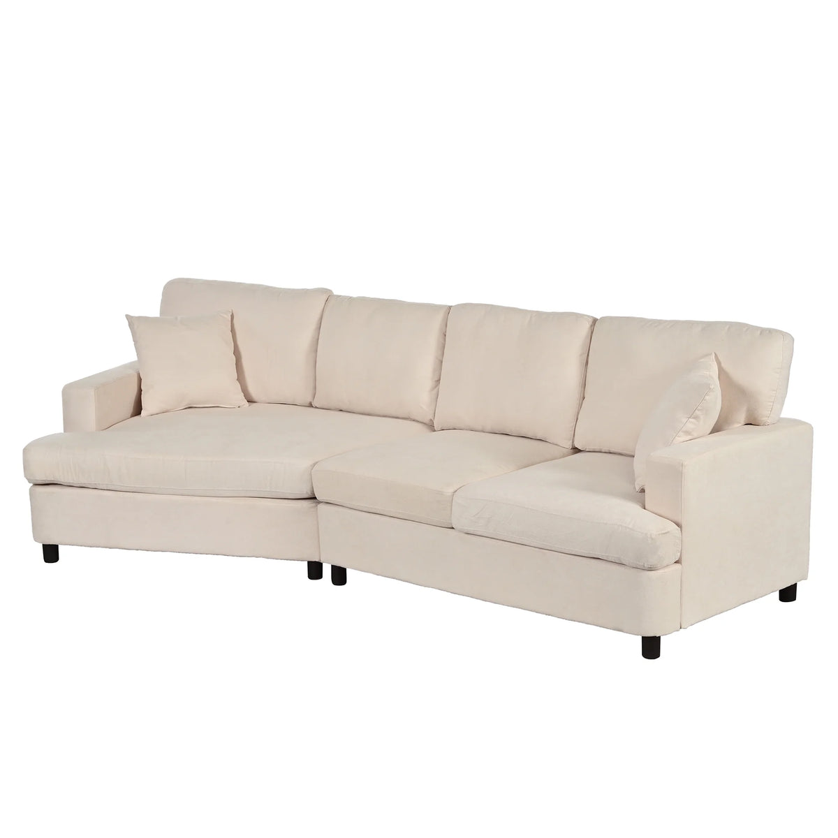 3 Seat Sofa with Removable Cushions and 2 Pillows C4527