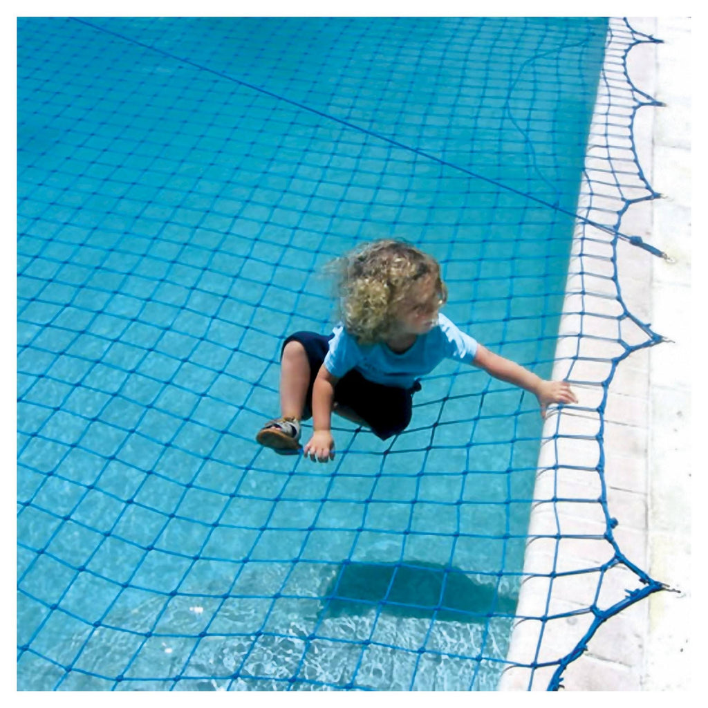 Pool Safety Net, 18 x 36 ft., Blue Z4817
