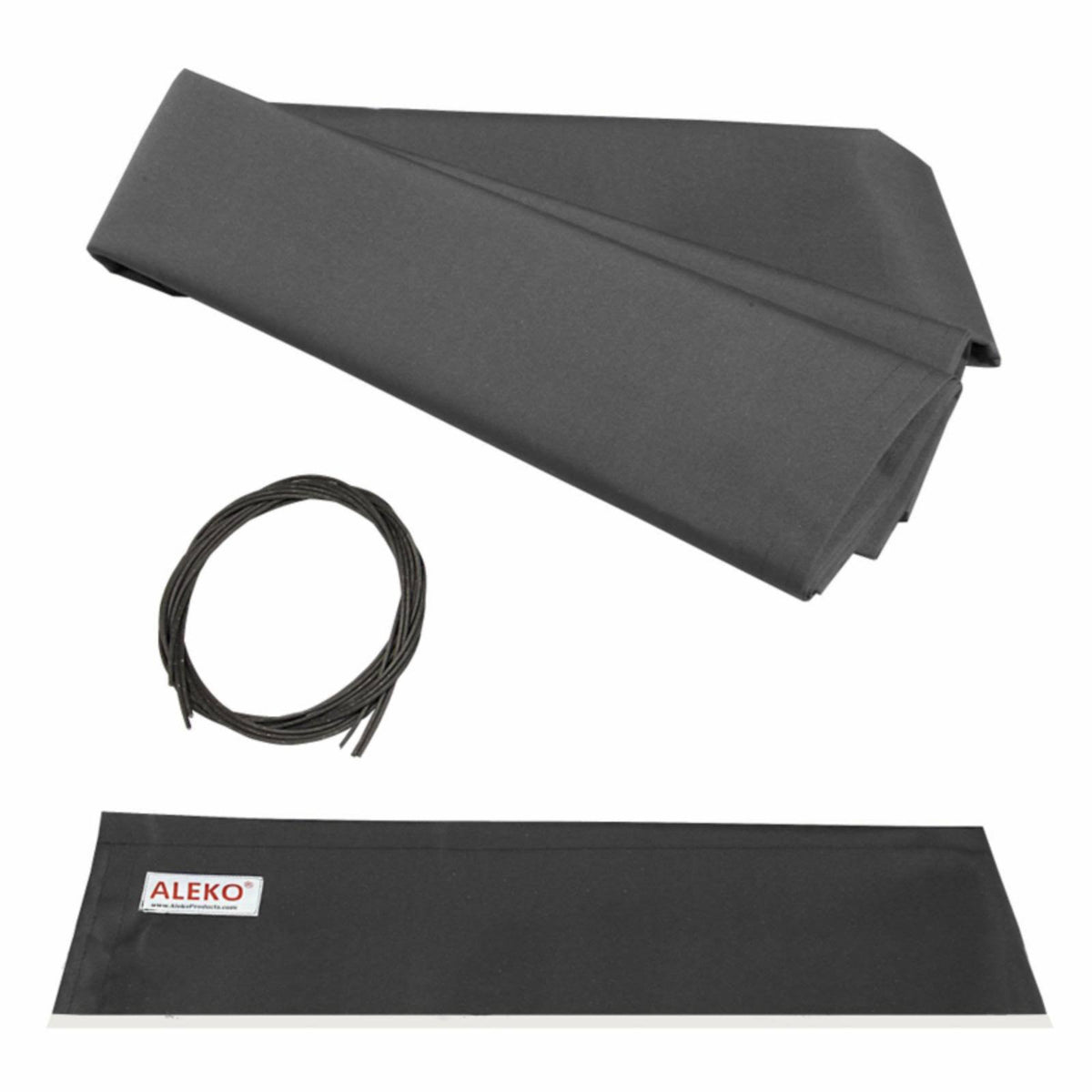 13 x 10 ft. Retractable Awning Fabric Replacement Gray Q446388