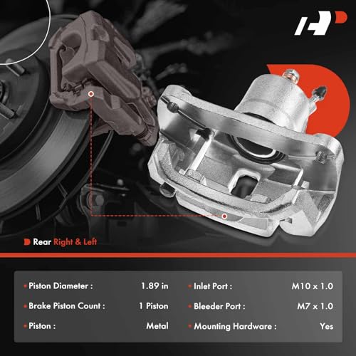 Disc Brake Caliper Assembly with Bracket Rear Left Driver Side A99838