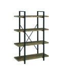 Rustic Oak Bookcase Y5156