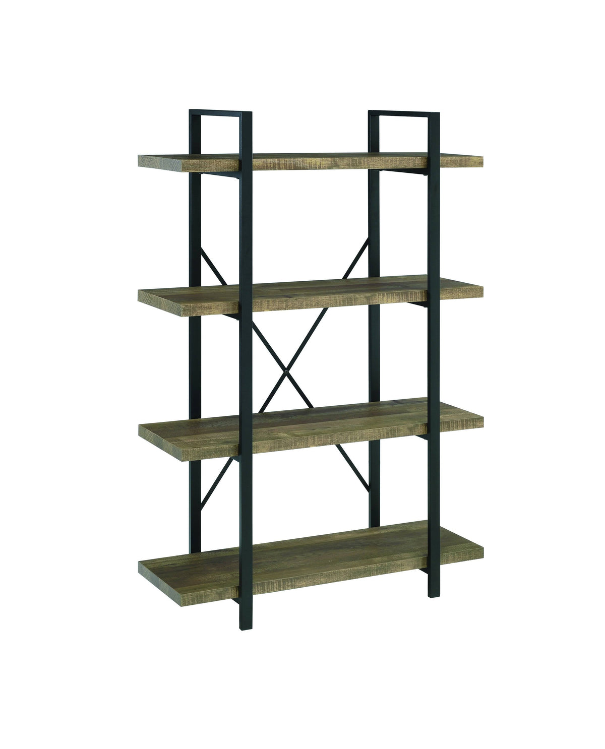 Rustic Oak Bookcase Y5156