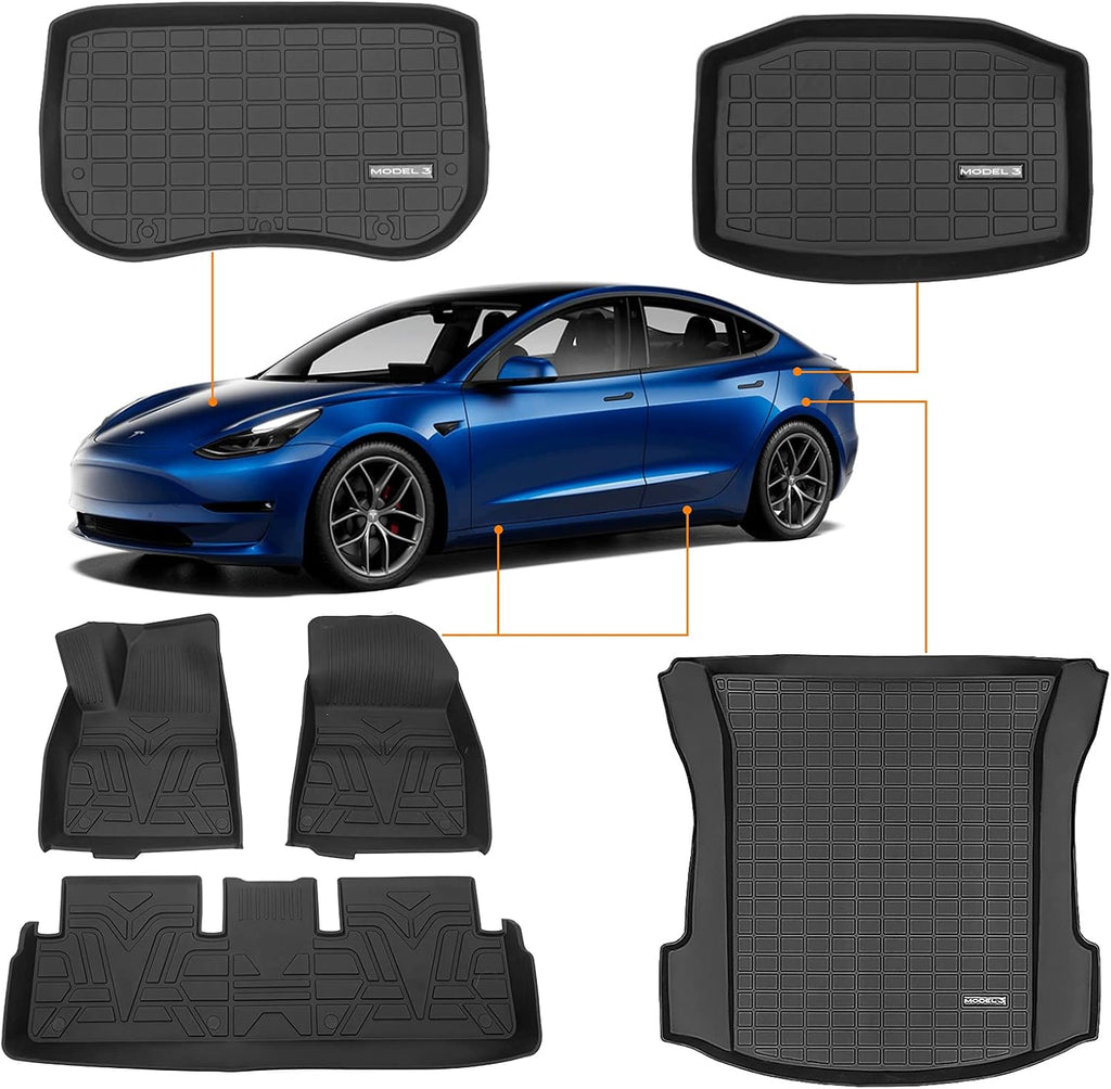 TPE Trunk Mats Set of 3 C474085