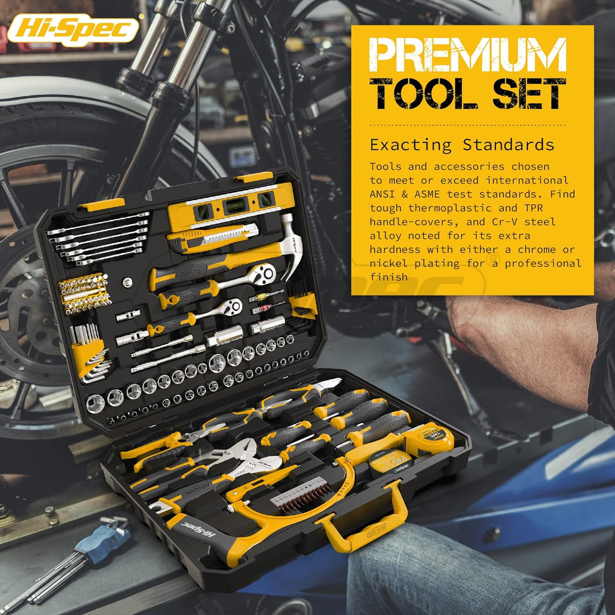 143 Piece Home & Garage Tool Kit Set L922