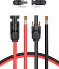 40 Feet 10AWG Solar Extension Cable with Female and Male Connector, Pack of 2 Y7938