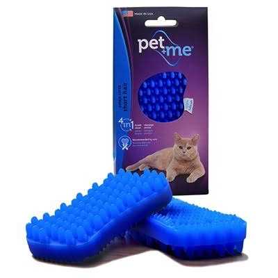 Blue Short Hair Cat Grooming Brush Q22568