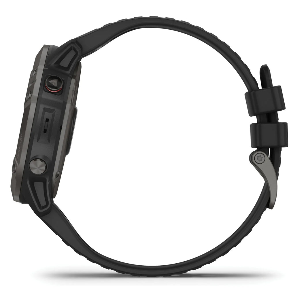 Carbon Gray DLC Sapphire Watch with Black Band K7577