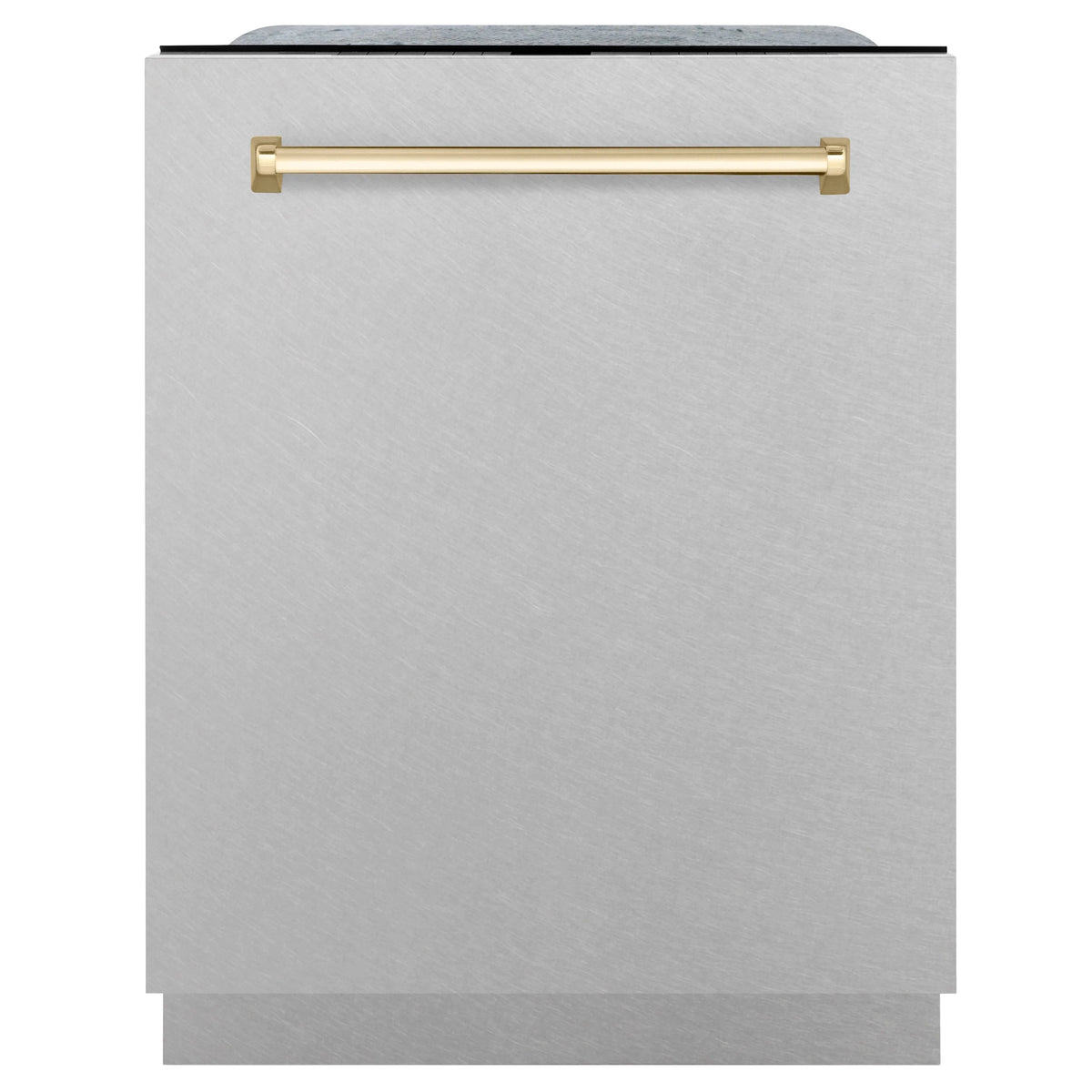 24 in. Tall Dishwasher in Stainless Steel with Gold Handle D582